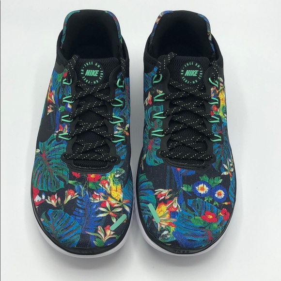 Nike Free RN 2018 Floral Graphic Running Shoes - Picture 2 of 8